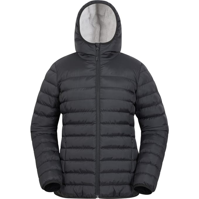 Mountain Warehouse Met imitatiebont gevoerde dames/dames jas (Zwart)