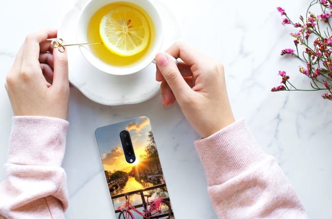 OnePlus 7 Pro Siliconen Back Cover Amsterdamse Grachten