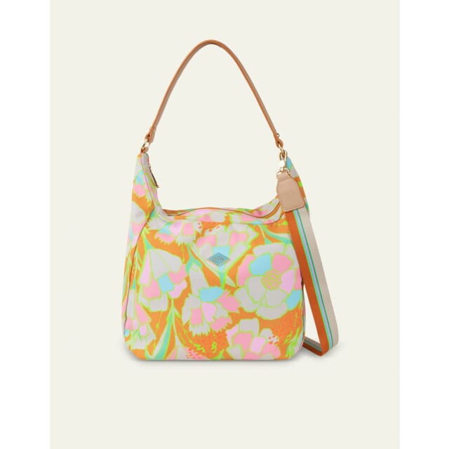 Oilily Mary - Schoudertas - Dames - Ritssluiting - Verstelbare Schouderband - Bruin - One size