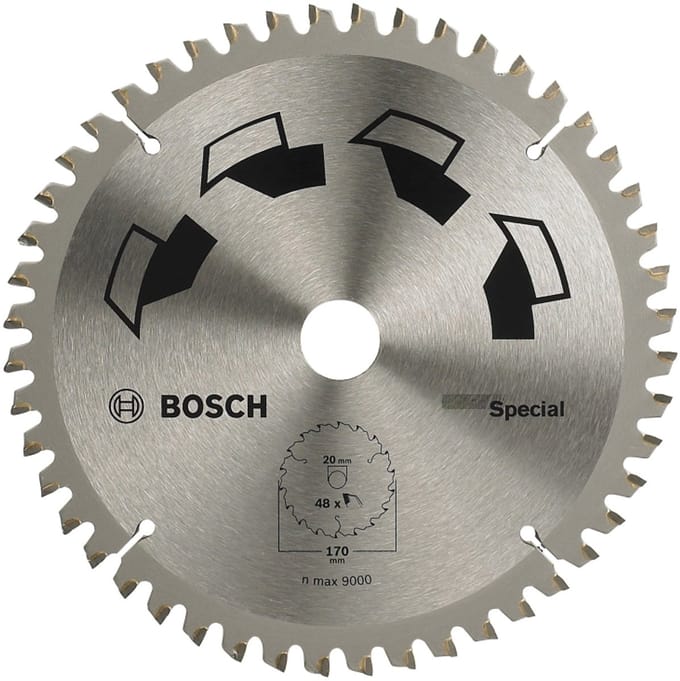 Bosch Cirkelzaagblad SPECIAL 170 x 20 x 2,5 mm - 48