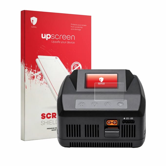 upscreen - Screenprotector voor Spektrum Smart Charger S1100 G2 - Folie Beschermfolie transparant