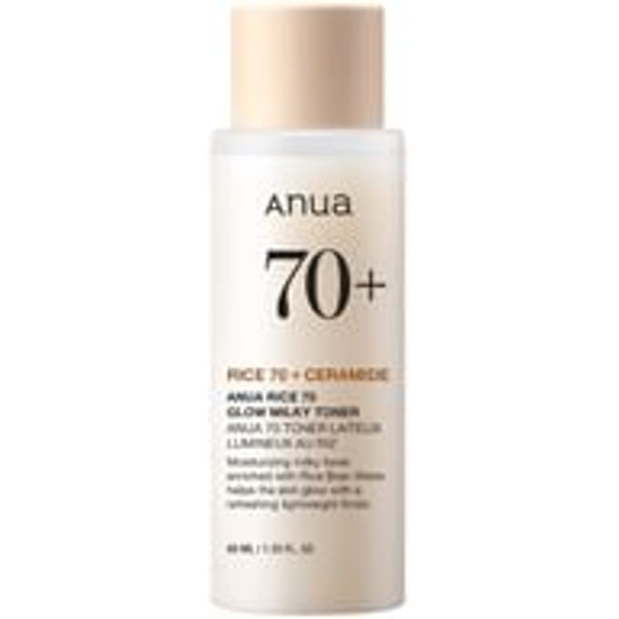 Anua - Rice 70 Glow Milky Toner Mini - Gezichtstoner