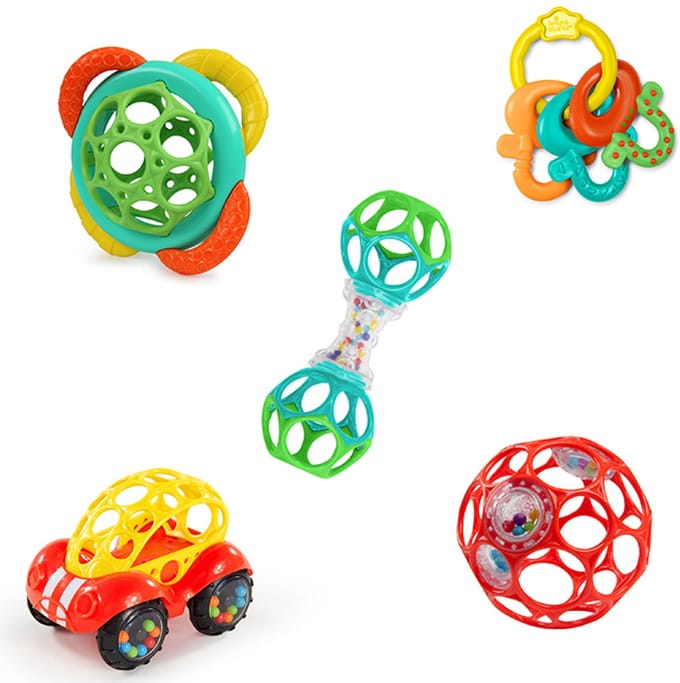 Oball cadeauset soothers & shakers - Oball - vanaf 0 maanden