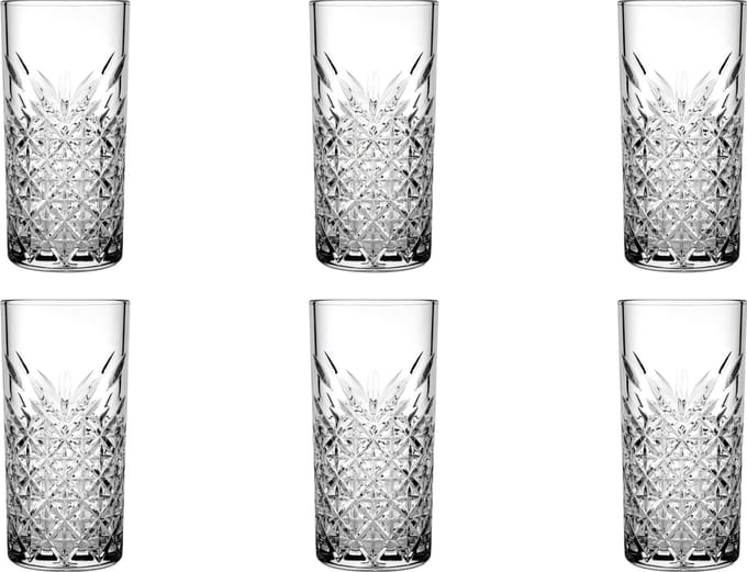 Pasabahce Timeless Longdrink - 45 cl - 6 stuks - Transparant