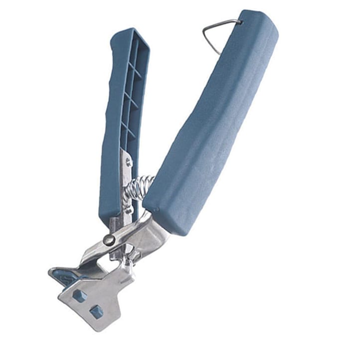 Pince pour Plaque Chaude Anti-Ébouillantement Multifonctionnelle en Métal et Plastique Clip pour Assiette gray