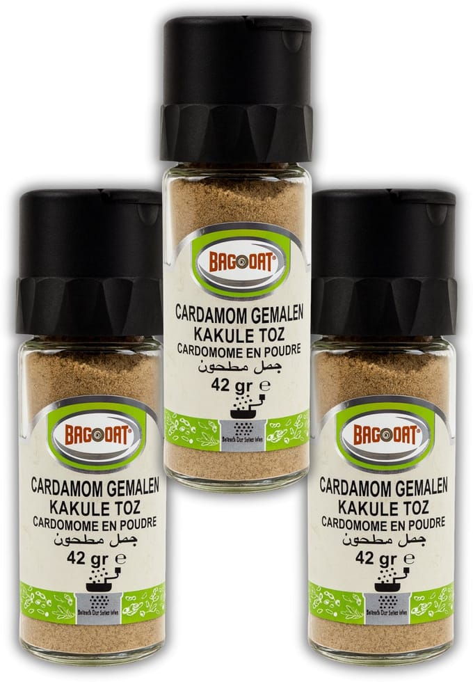 Bagdat Cardamon gemalen - Kakule Toz 100% natuurlijk - 3 stuks