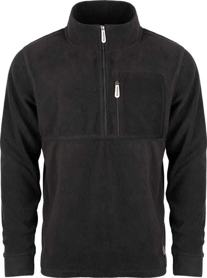 Roadsign Australia - fleece - heren trui - rits - zwart - maat M