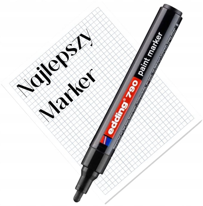 Permanente Olie Marker Zwart Rond 2-3mm - Krasbestendig