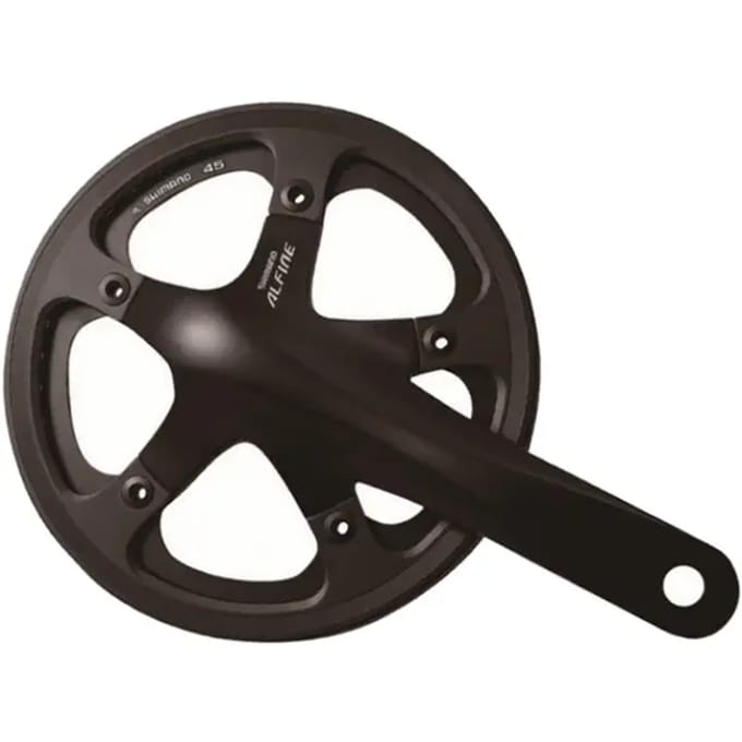 Dubbelmonovitesse crankset Shimano Alfine FC-S501