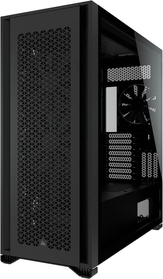 Computer Behuizing - Full-tower Kast - Krachtige Koeling Bouwen - Hoge Luchtstroom Ontwerp - Extra Groot Volume - Zwart