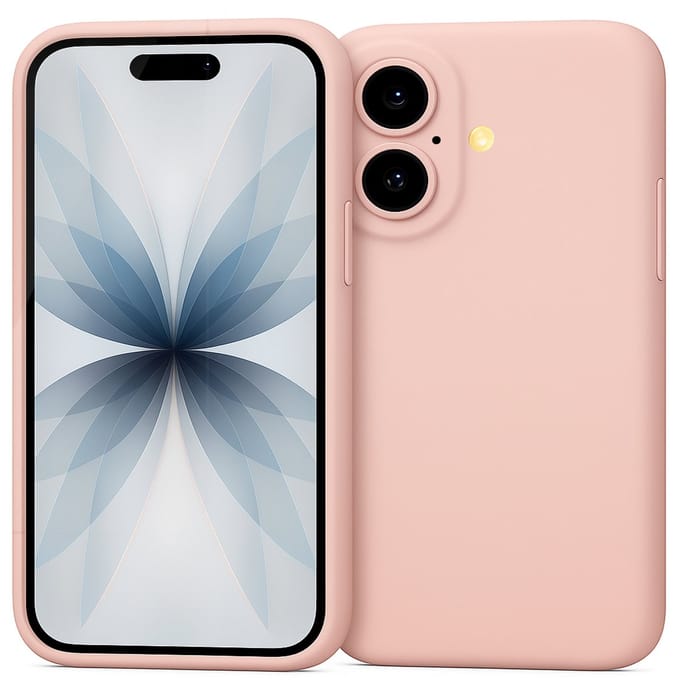 Hoesje geschikt voor iPhone 17 - Mat Back Case Roze