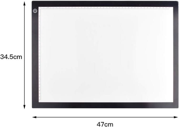 A3 Lightbox Tekentafel Ultra-dun USB-Aanpasbare Helderheid voor Tekenen en Borduren
