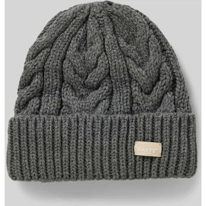 Barts Zirani Beanie Dames Muts One size - Donkergrijs