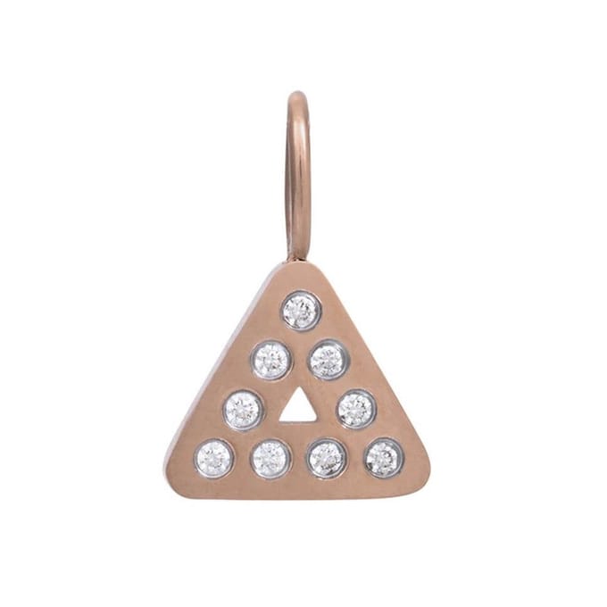 iXXXi-Jewelry-Design Triangle-Rosé goud-dames-Bedel-One size