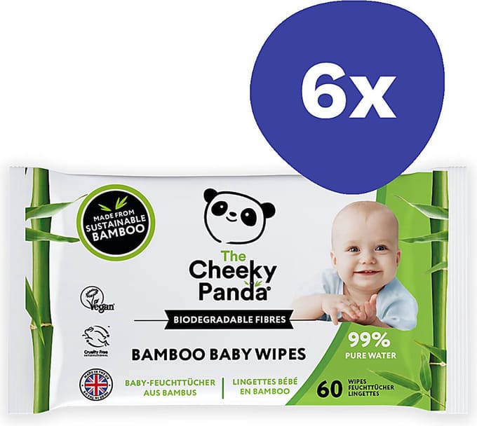 TheÂ CheekyÂ Panda Billendoekjes Bamboe (6x60)