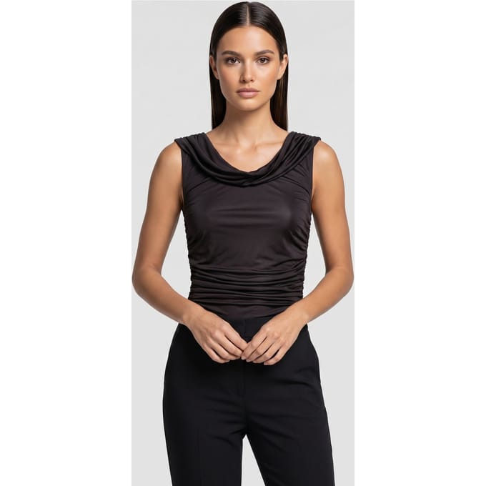 Karl Lagerfeld Drapey Jersey Body Black Maat: M | Body’s Outlet | Dames | Zwart
