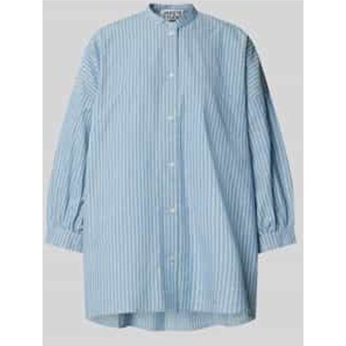 Relaxed fit blouse met opstaande kraag