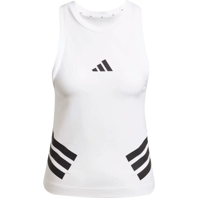 Adidas Future Icons 3 Stripes Mouwloos T-shirt Wit M Vrouw