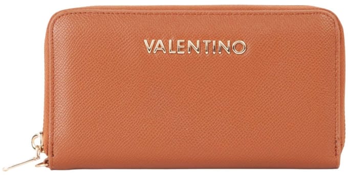 VALENTINO portemonnee Delia Re Zip Around Wallet Cuoio bruine