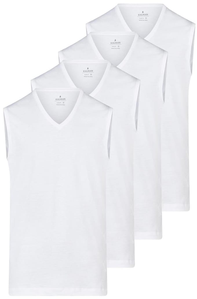RAGMAN Heren onderhemd 4 pack Basic