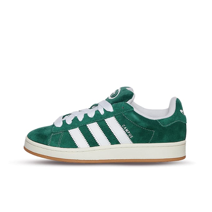 adidas Campus années 2000 Vert Foncé Semelle Caoutchouc Baskets Unisexe Blanc Nuage Blanc Cassé H03472 38 white