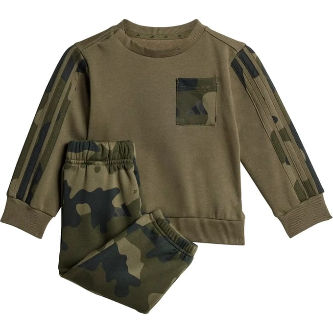 Adidas Essentials Camo Fleece Trainingspak Junior