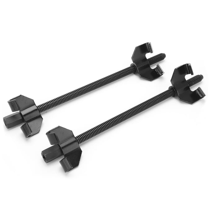 Compresseur de ressort d'amortisseur Outil de compression Acier moulé forgé Professionnel pour réparation automobile gray