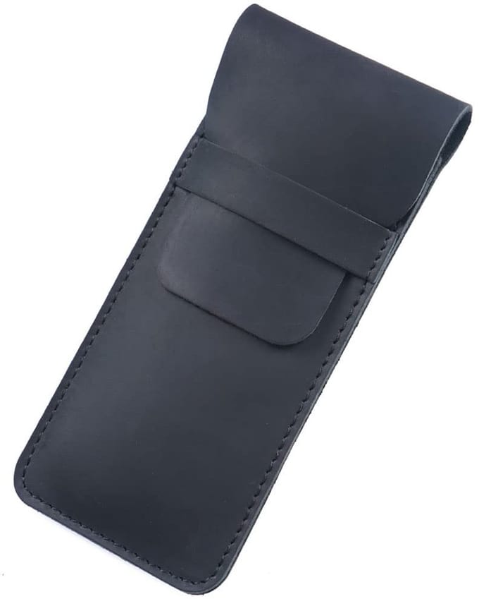 Dailygoods- Pennenhouder handgemaakt van kalfsleer - Lederen etui