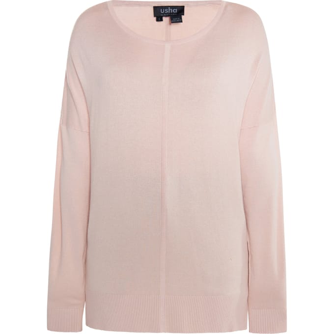 usha Gebreide trui Dames roze