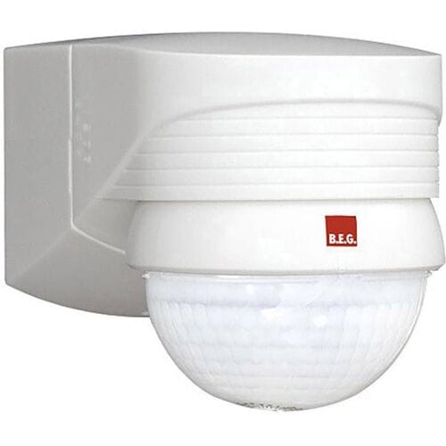 B.E.G. Brück 91008 PIR-bewegingsmelder Wand, Opbouw (op muur) 280 ° Wit IP44