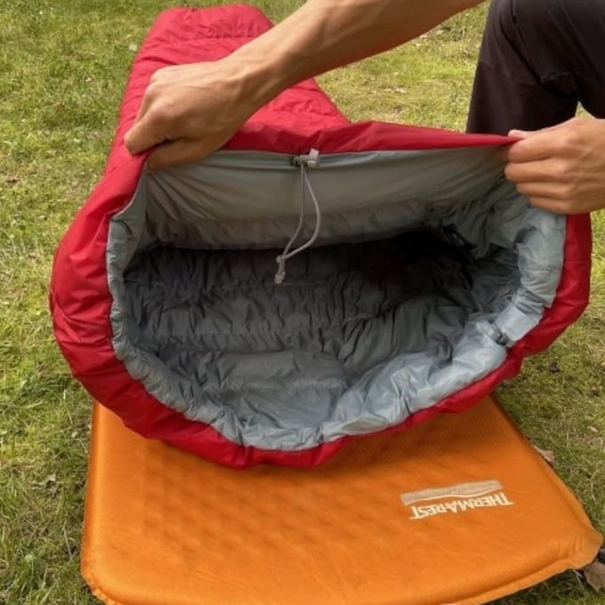 SirJoseph slaapzak dekenmodel Pumori 800 Quilt 170 - Rood