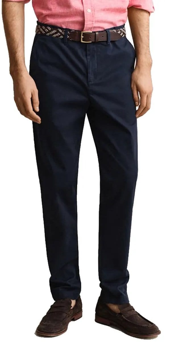 Gant 1501000 Slim Fit Chino Broek Blauw 33 / 34 Man