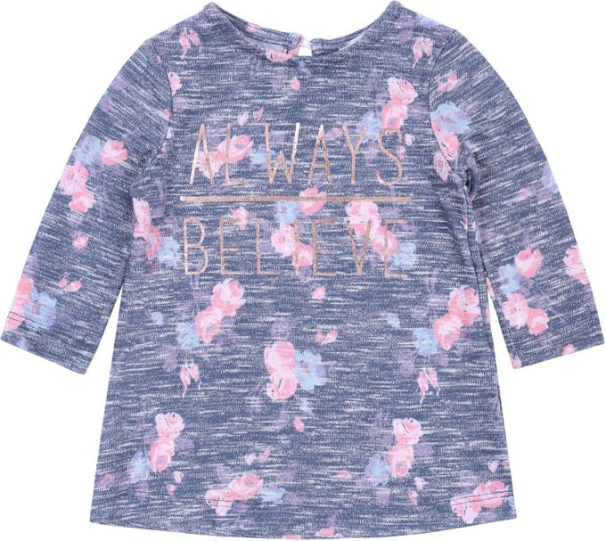 Grijs gemêleerde jurk, tuniek PRIMARK