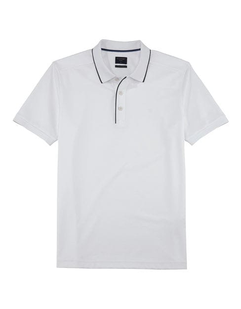 OLYMP Polo Casual - modern fit polo - wit