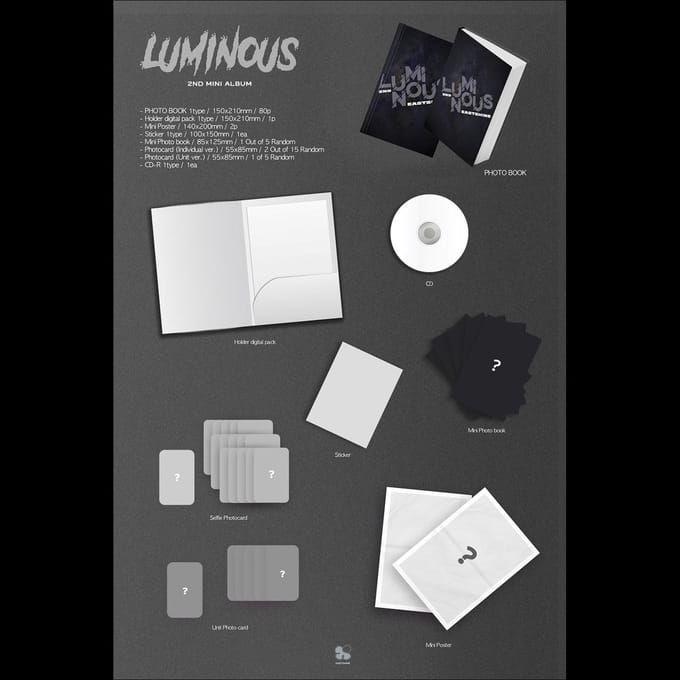 EASTSHINE - LUMINOUS 2e Mini Album 1EA gray