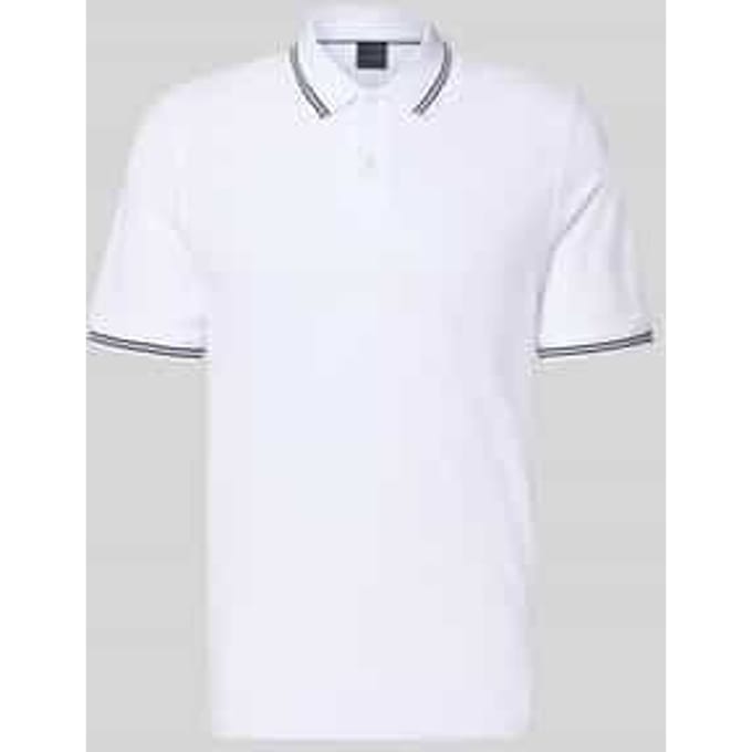 regular fit poloshirt met gestikt logo