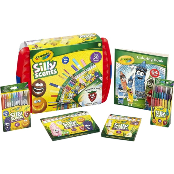 Crayola Silly Scent Teken & Kleur Set 50+ Stuks