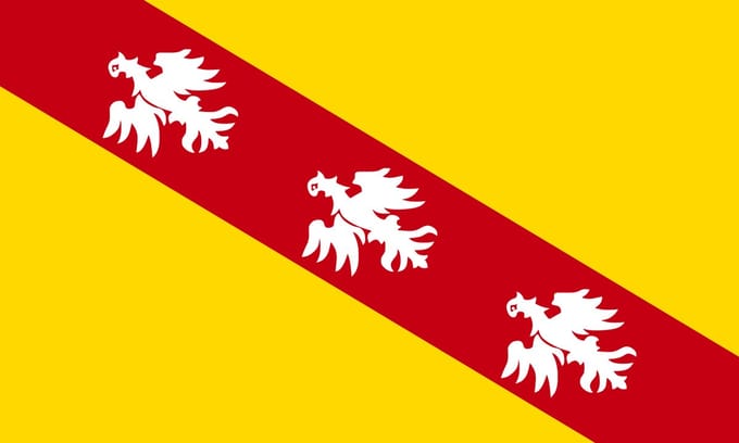 Vlag Lotharingen 100x150cm