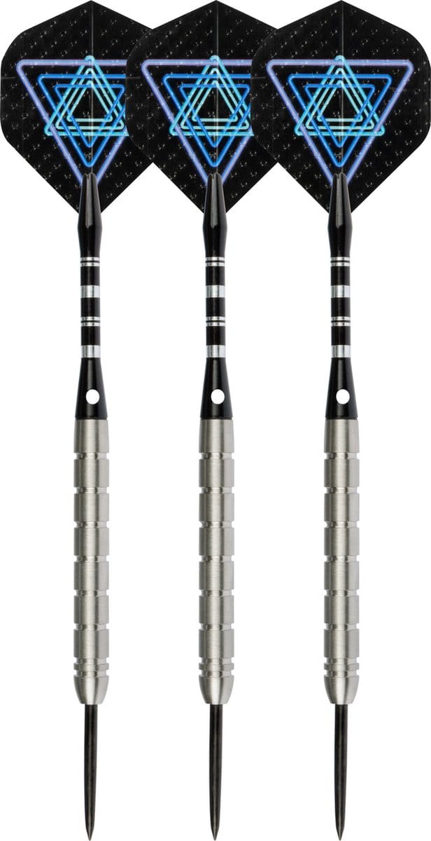 Faver Dartpijlenset 85% Tungsten - Complete Set - Zwart – 22 gram - 6 Flights