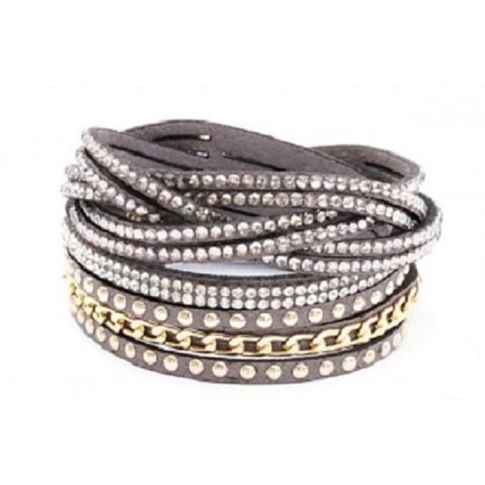 Wikkelarmband-Teen grey