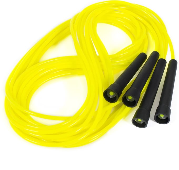 Springtouw Double Dutch 6 meter Geel | Groep Springtouw | Schoolplein | Spordas