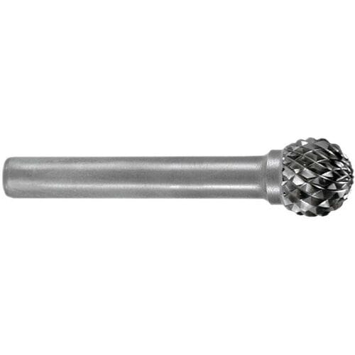 Ruko 116042 Hm Freesstift Vorm D Kogel (Kud) Kogeldiameter 8 Mm Hardmetaal Schacht-Diameter 6 Mm