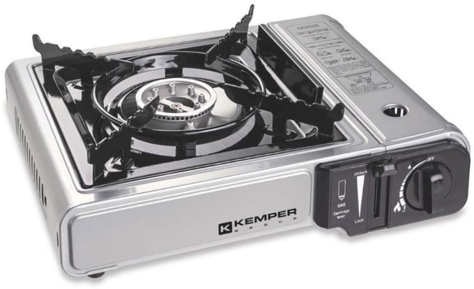 Kemper Draagbaar gaskooktoestel - ideaal voor noodpakket - 73647