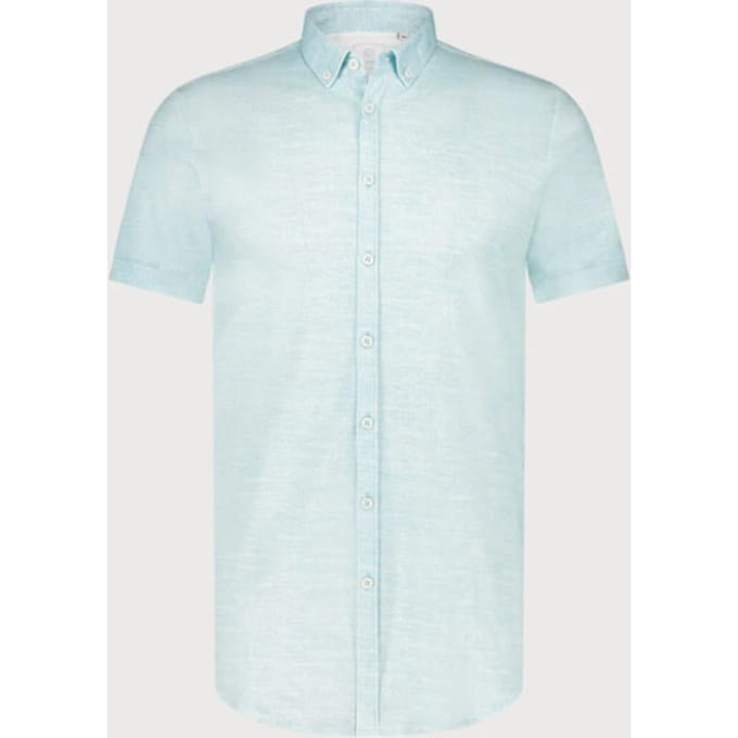 Blue Industry Button-down overhemd korte mouw |