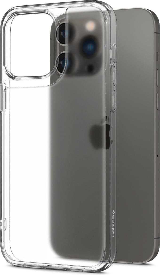 Spigen Quartz Hybrid Hoesje Geschikt voor Apple iPhone 14 Pro Matte Transparant