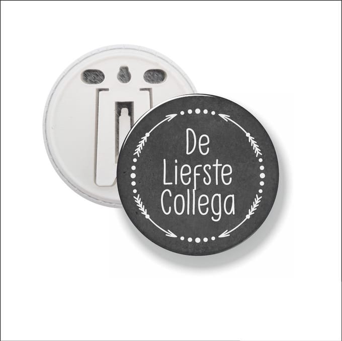 Button Met Clip 58 MM - De Liefste Collega