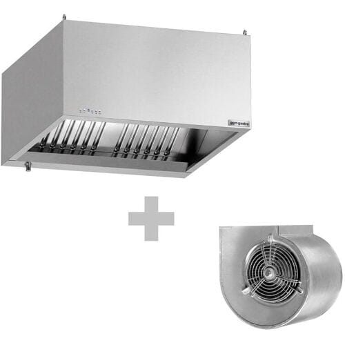 GGM Gastro Kastenhaube mit Motor - 1000mm - mit Regler, Filter & Lampe
