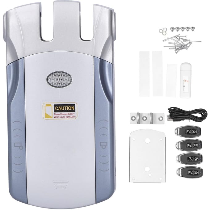 WAFU 010 Afstandsbediening Onzichtbaar Slot Binnen Gemonteerd Bluetooth Touch Ontgrendeling Thuis Anti Dief voor white