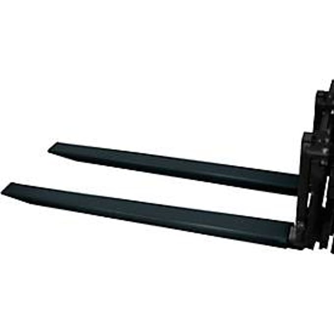 Vorkverlenging, L 2000 x B 100 x 45 mm, zwart