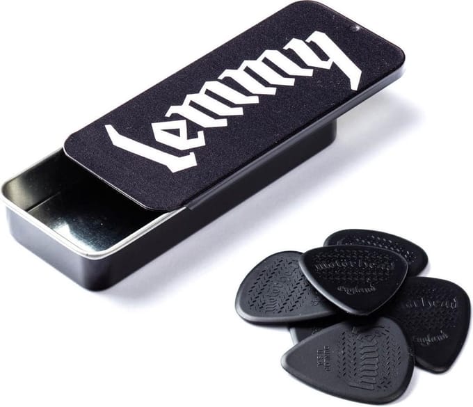 Jim Dunlop Lemmy - Plectrums - Lemmy - Heavy - Pick Tin 6 Stuks